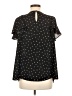 Torrid 100% Polyester Black Short Sleeve Blouse Size Med Plus (00) - photo 2