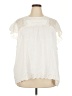 Liv Ivory Short Sleeve Blouse Size 2X - photo 1