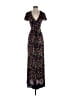 ETRO 100% Polyester Floral Black Casual Dress Size EU (IT) 38 / US 2 (estimated) - photo 1