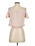 Express 100% Rayon Pink Short Sleeve Blouse Size XS - photo 2