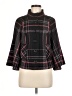 Eccoci Plaid Black Wool Coat Size 6 - photo 1