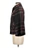 Eccoci Plaid Black Wool Coat Size 6 - photo 5