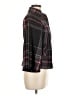 Eccoci Plaid Black Wool Coat Size 6 - photo 4