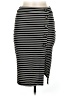 Popular Basics Stripes Black Casual Skirt Size M - photo 1
