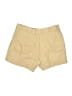 Express Solid Tan Khaki Shorts Size 16 - photo 2
