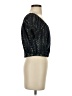 Elan Black Short Sleeve Blouse Size S - photo 4