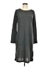 Lole 100% Polyester Solid Gray Casual Dress Size M - photo 1
