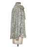 Lila Rose 100% Polyester Gray Long Sleeve Blouse Size XS - photo 4