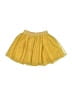 H&M 100% Polyester Solid Yellow Skirt Size 16 - photo 1