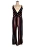 Glam Stripes Black Jumpsuit Size 1X - photo 1