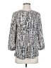 Not Your Daughter's Jeans Silver 3/4 Sleeve Blouse Size S - photo 1