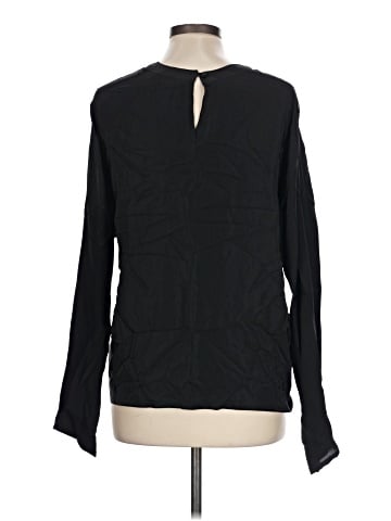 Lindsey Blake Long Sleeve Silk Top (view 2)