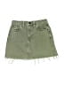 Bcg 100% Cotton Solid Green Denim Skirt Size S (kids) - photo 1