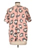 Vanilla Bay Animal Print Pink Short Sleeve Blouse Size L (estimated) - photo 2