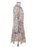 Lovestitch 100% Polyester Paisley Tan Casual Dress Size S - photo 4