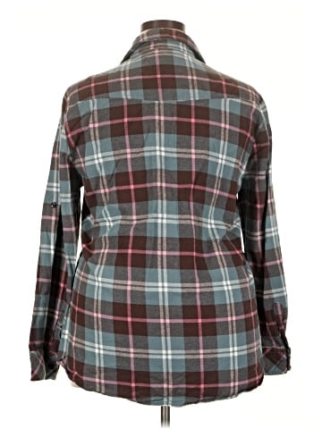 Matchstick Long Sleeve Button-Down Shirt (view 2)