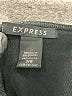 Express Solid Black Cocktail Dress Size 7 - 8 - photo 7