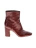 Sam Edelman Burgundy Brown Ankle Boots Size 8 1/2 - photo 1