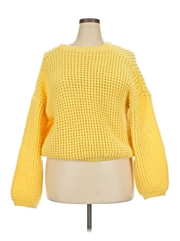 Shein Curve Pullover Sweater (view 1)