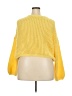 Shein Curve 100% Acrylic Solid Yellow Pullover Sweater Size 18 Plus (3) - photo 2