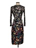 BCBGMAXAZRIA Print Multi Color Black Cocktail Dress Size XXS - photo 2