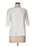 Aryeh 100% Polyester Ivory 3/4 Sleeve Top Size L - photo 1