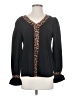 Unbranded 100% Polyester Black Long Sleeve Blouse Size S - photo 1