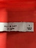Ali & Jay 100% Polyester Solid Orange Casual Dress Size L - photo 7
