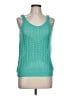 Unbranded 100% Polyester Teal Sweater Vest Size L - photo 1