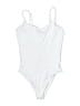 OQQ White Bodysuit Size L - photo 1
