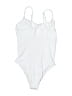OQQ White Bodysuit Size L - photo 2