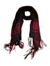 Unbranded Plaid Burgundy Black Scarf One size - photo 1