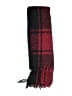 Unbranded Plaid Burgundy Black Scarf One size - photo 2