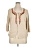 Chico's Tan Cardigan Size XL (3) - photo 1