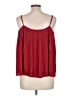 Cato 100% Polyester Red Sleeveless Blouse Size L - photo 2