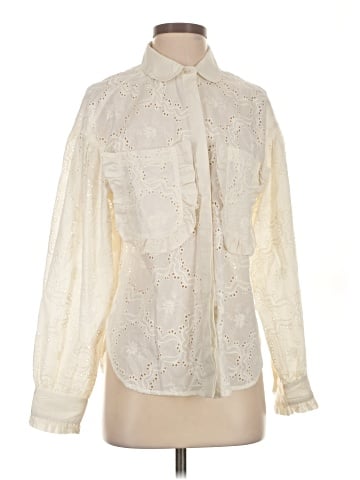 Listicle Long Sleeve Blouse (view 1)