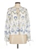 Saylor Ivory Long Sleeve Blouse Size M - photo 1