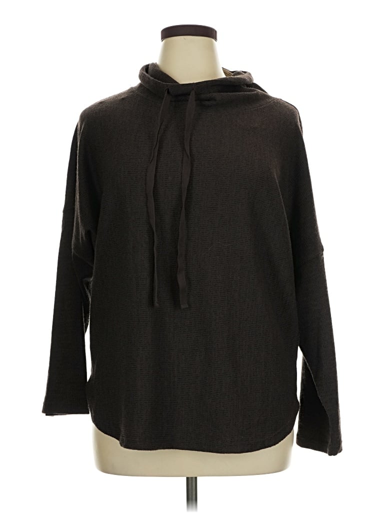 Pre-owned Max Studio Long Sleeve Turtleneck In Black