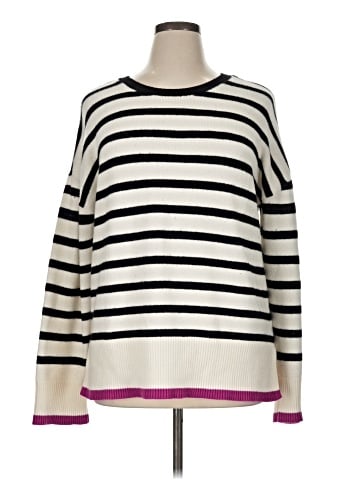 Marled Pullover Sweater (view 1)
