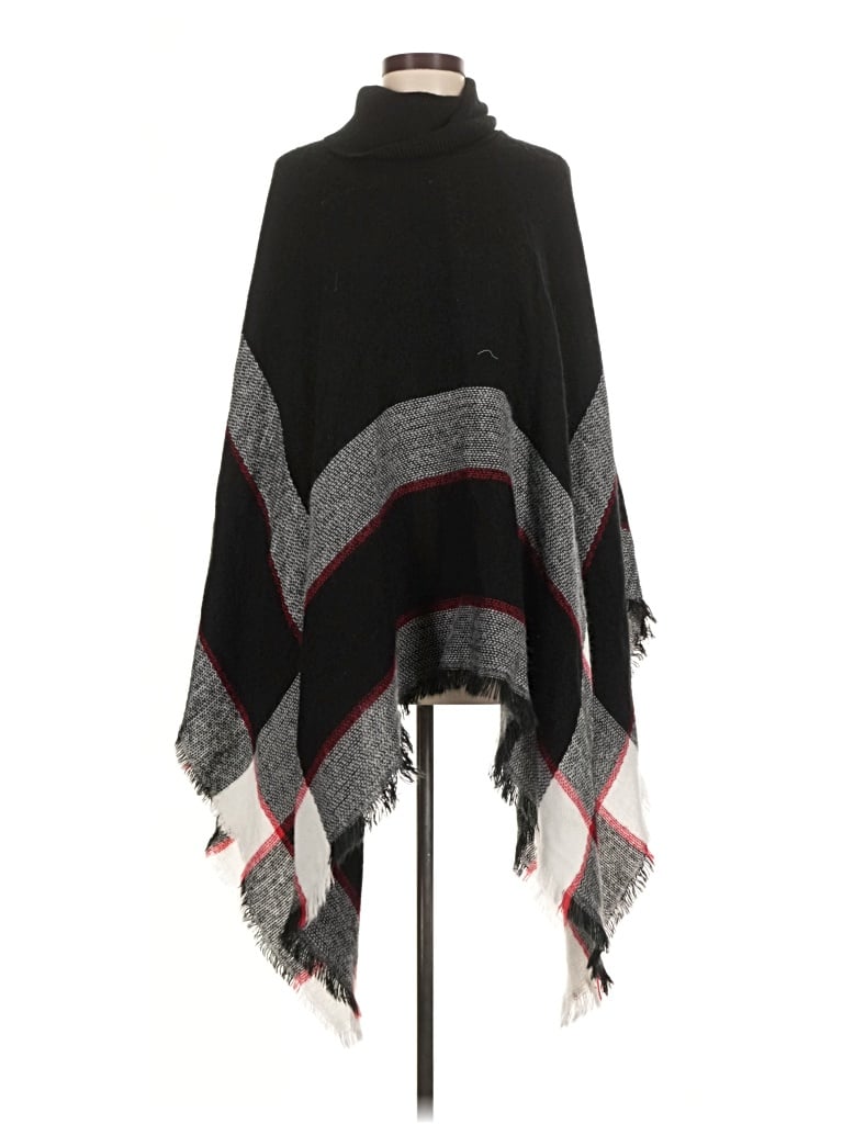 Pre-owned Lulus Poncho In Black