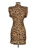 Zara Animal Print Brown Cocktail Dress Size M - photo 2