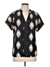 Unbranded Black Short Sleeve Blouse Size L - photo 1