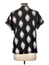 Unbranded Black Short Sleeve Blouse Size L - photo 2