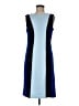 Liz Claiborne Color Block Blue Cocktail Dress Size 6 - photo 1