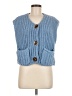 Unbranded 100% Polyester Blue Sweater Vest Size M - photo 1