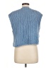 Unbranded 100% Polyester Blue Sweater Vest Size M - photo 2