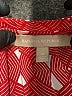 Banana Republic 100% Polyester Red Sleeveless Blouse Size 0 - photo 7