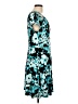 MICHAEL Michael Kors 100% Polyester Print Teal Cocktail Dress Size L - photo 4