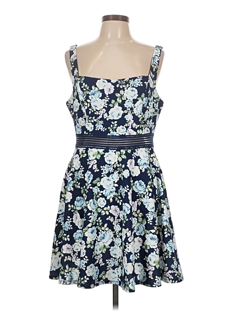 Pre-owned City Triangles Cocktail Dress In Blue