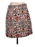 Ann Taylor LOFT Paisley Brown Casual Skirt Size 4 - photo 1